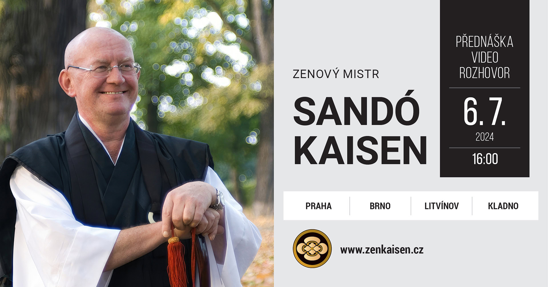 Přednáška video rozhovor Sandó Kaisen